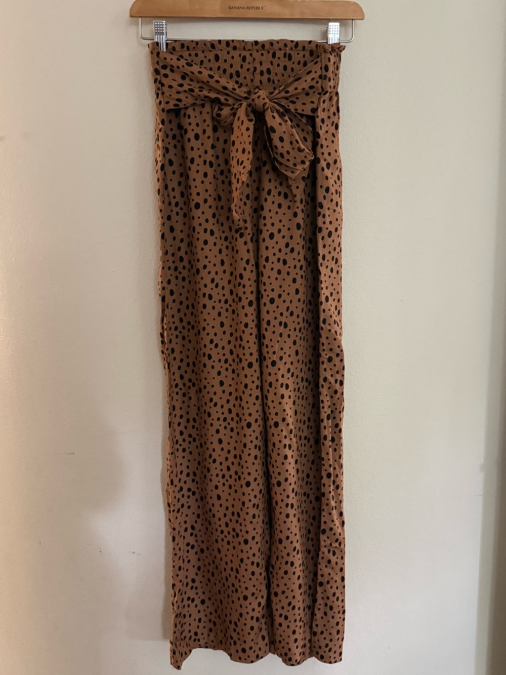 Abercrombie & Fitch Leopard Wide Leg Pants NWT